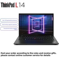 Laptop ThinkPad L14 Komersial untuk Kantor dan Pembelajaran, Layar Full HD, Grafis Terintegrasi Nirkabel, Non-Touch, Ringan, Core I5
