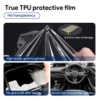 Película Transparente Antiarañazos de TPU para Interiores de Automóviles, Adhesivos para el Tablero, Puertas, Ventanas y Panel de Control de Mazda CX30