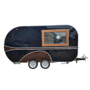 Nouvelle remorque mobile extérieure d'équipement de remorque de fourgonnette de nourriture de forme de bateau petite pour des boissons - Product Image 3