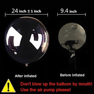 Globos Bobo de Helio de 24 Pulgadas para Globos Bobo LED, Globos con Luz LED para el Día de San Valentín, Navidad, Bodas, Fiestas de Cumpleaños - Product Image 4