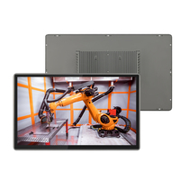 Monitor Industrial con Pantalla Táctil IP65 Resistente al Agua, Procesador Intel Core, 23.8 Pulgadas, Sin Ventilador, HMI para Máquinas CNC, Uso Comercial