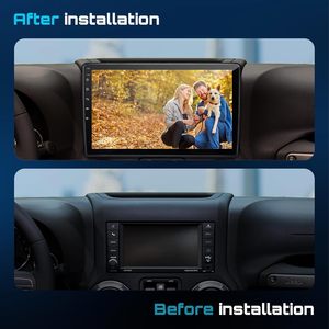 Autoradio stéréo Android 13, ventilateur <span class=keywords><strong>de</strong></span> refroidissement, GPS, caméra <span class=keywords><strong>de</strong></span> <span class=keywords><strong>recul</strong></span> pour <span class=keywords><strong>Jeep</strong></span> <span class=keywords><strong>Wrangler</strong></span> <span class=keywords><strong>JK</strong></span> 2007-2018 Dodge Ram 1500 2500 - Product Image 3