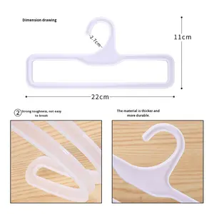 <span class=keywords><strong>Toallero</strong></span> multifunción Extra grueso brillante para niños, gancho Simple moderno, toalla rectangular de plástico, estante para bufanda de seda - Product Image 2