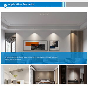 Lonyung Moderno Foco LED Empotrable Regulable de 10W, 90mm, Antideslumbrante, de Plástico - Product Image 3