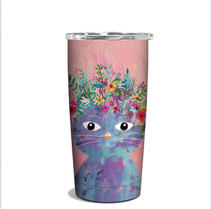 Meilleure vente en gros 20 oz double paroi en acier inoxydable tasses à vide bouteille de sport tasse de gymnastique gobelet à compost - Product Image 4