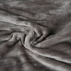 <span class=keywords><strong>Manta</strong></span> eléctrica de China con calefacción de tela de microfibra de Color gris sólido de nuevo estilo - Product Image 2