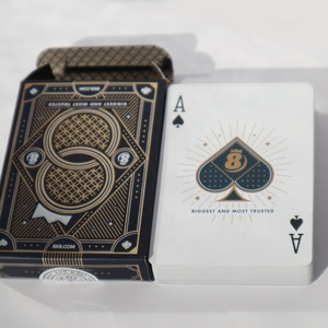 Cả Hai Bên Tùy Chỉnh In Tiêu Chuẩn Poker Kích Thước Thẻ Chơi Thẻ Với Tùy Chỉnh Foiled Tuck Trường Hợp - Product Image 6