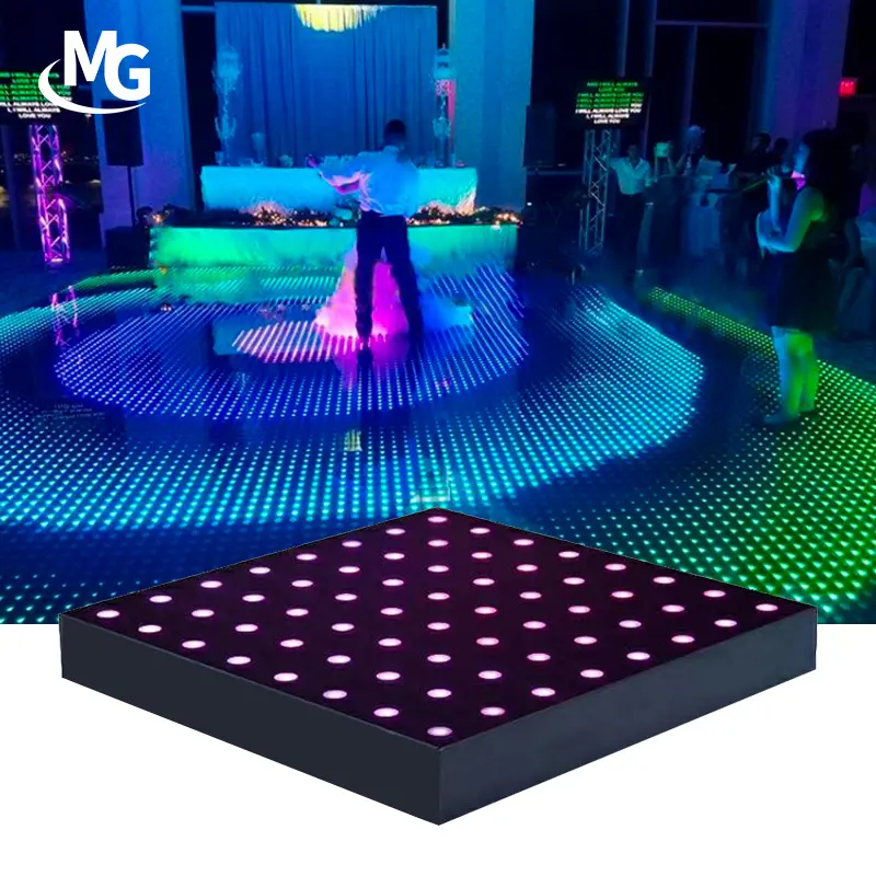 Impermeable portátil al aire libre luz Pixel Digital LED boda fiesta DJ Disco club nocturno pista de baile Panel