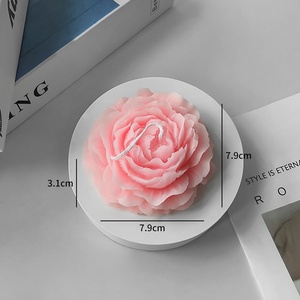 Handmade Peony Flower Scented <strong>Candle</strong> for Mothers Day Gift Aesthetic Floral Fragrance Wax <strong>Candle</strong> <strong>Wedding</strong> Party Souvenir Bulk - Product Image 5