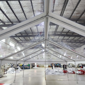 Cho Celina đầu hồi Thạc sĩ Khung lều 20ft x 40ft (6.1m x 12.2m) rõ ràng Top PVC vải Đảng tổ chức sự kiện đám cưới marquee lều - Product Image 4