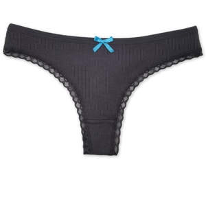 Grosir murah lingerie seksi mulus wanita celana dalam thong pakaian dalam wanita katun nyaman - Product Image 5