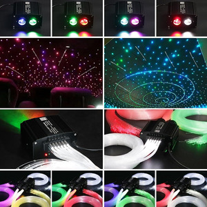Kit de plafonnier LED 18W 0,75 mm 12V dimmable à double trou, effet étoile filante 2-en-1, IP65, contrôle par application à distance, en alliage d'aluminium - Product Image 6