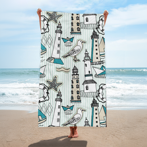 Wholesale Eco-Friendly Beach <b>Towels</b> Hawaii Theme Summer Swim Bath Quick Dry Sand Free Absorbency Large Luxury Beach <b>Towel</b> - Product Image 4