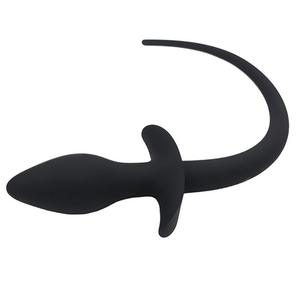 Silicone Dog Tail giocattoli anali stimolatore del punto G Butt Plug Slave Expander anale <span class=keywords><strong>donna</strong></span> <span class=keywords><strong>uomo</strong></span> Gay Sex Game BDSM giocattoli erotici prodotto del <span class=keywords><strong>sesso</strong></span> % - Product Image 2