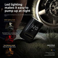 Portable ABS Material Intelligent Digital Display 12V Wireless Charging Emergency Air Pump for Vehicle