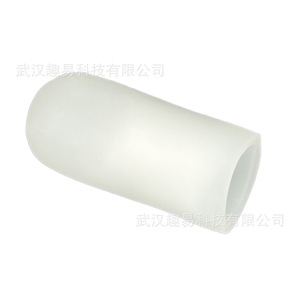 Protections d'orteils en gel blanches, longueur 4,5 cm, anti-callosités pour le soin des pieds - Product Image 4