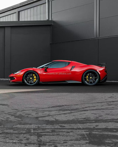 ชุดแต่งคาร์บอนไฟเบอร์สำหรับ 296 GTB/GTS คุณภาพสูงแบบใหม่ พร้อมสปอยเลอร์ดิฟฟิวเซอร์ลิปหน้าแบบยึดด้วยสกรู และสเกิร์ตข้าง - Product Image 3