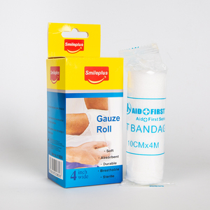 Benda Elastica Traspirante in PBT per Uso Medico, per <span class=keywords><strong>Fissaggio</strong></span> Ferite e Pronto Soccorso, OEM - Product Image 4