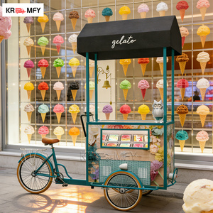Carrito de Helados de Fibra de Vidrio con Logotipo Personalizado, Aprobado por CE y NSF, para Eventos al Aire Libre en Australia, 1 Año de Garantía - Product Image 6