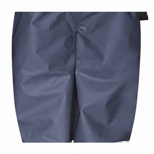 <b>Kids</b> Windproof Rain <b>Trousers</b> Lightweight Unlined Elastic Waist Pants with Pockets Navy Outdoor - Product Image 3