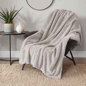 Manta de Felpa de Poliéster Tejida en Fábrica, Diseño de Conejo y Visón, Extra Suave, Tamaño King, para Invierno - Product Image 6