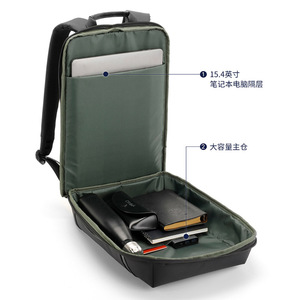 Kingsons Business <b>Backpack</b> <b>Black</b> 20-35L Ultralight Minimalist Design For Travel And Work - Product Image 3