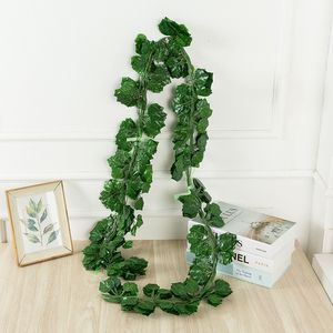 Vente en gros de plantes grimpantes artificielles vertes, reptiles <span class=keywords><strong>grimpant</strong></span> au plafond, plantes décoratives pour la vigne et l'argent, pour l'intérieur - Product Image 1