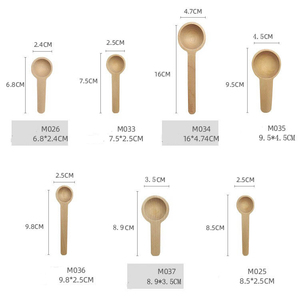 All'ingrosso Mini legno naturale minuscoli cucchiai di legno piccoli cucchiaini di legno piccoli cucchiai di legno - Product Image 4