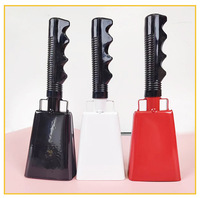 10 Inch Steel Cowbell Hand Bells Percussion Instrument Accessories
