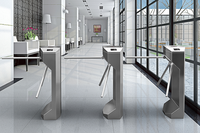 Automated Ticketing Entrance Counter Electric Tripod Metro Turnstile Gate