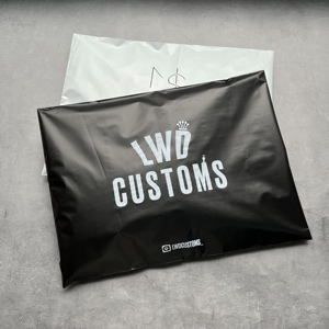 10x13 inch Custom Logo Matte White Poly Mailers Heavy Duty <b>Waterproof</b> Plastic Shipping Bags For Online Store Garment - Product Image 3