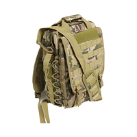 Sac à dos tactique pour ordinateur portable pour hommes fermeture à glissière en maille pour le camping randonnée voyage activités de plein air polyester élastique