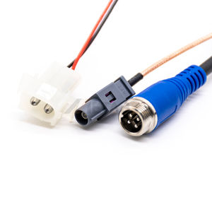 Câble adaptateur GX12 4 broches vers HSD FAKRA Z Code, faisceau <span class=keywords><strong>de</strong></span> données vidéo LVDS avec alimentation allume-cigare pour caméra automobile - Product Image 6