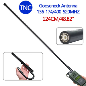 Antenne directionnelle tactique CS pliable à col de cygne double bande TNC 144-430 MHz pour talkie-walkie Harris AN_PRC-152 148 TK-328 TK-378 - Product Image 3