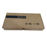 Konverter Media SC Terlaris Gigabit Ethernet Switch 20KM 2 SC +16 RJ45 A/B Switch Serat Optik Switch Jaringan Konverter Media