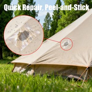 Прозрачный надувной ремонтный комплект из ТПУ, водонепроницаемая ремонтная лента для надувных конструкций, для автодомов, навесов, тентов, брезента, палаток - Product Image 5