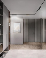 Système d'éclairage linéaire magnétique moderne en alliage d'aluminium pour intérieur, éclairage de plafond LED magnétique à intensité variable, CRI 90 élevé, garantie 5 ans