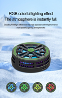 Ventilateur de refroidissement magnétique sans fil pour jeux mobiles, support de charge rapide, support de téléphone, chargeur refroidisseur pour iPhone Samsung
