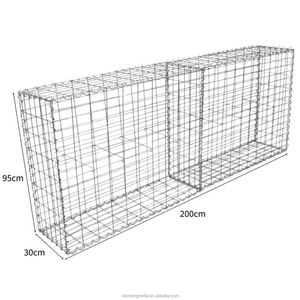 Factory Sale Galvanized Metal Cage Net <strong>Gabion</strong> Welded Mesh Plain Weave Stainless <strong>Steel</strong> Wire Woven Technique Bending Processing - Product Image 1
