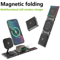 Chargeur sans fil magnétique convertible 3 en 1 UltraCharge Pro 2026, dernière vente directe d'usine, OEM, pour iPhone et Android