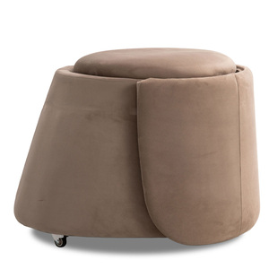 Wholesale <b>Folding</b> Chair With Rollers Pet Cat Cave <b>Bed</b> Sleeping <b>Bed</b> Metal Wooden Iron Frame Orthopedic Memory Foam Small Dog <b>Bed</b> - Product Image 3