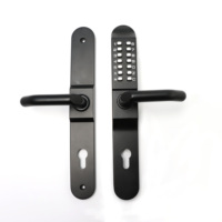 Cerradura Mecánica de Combinación de Aleación de Aluminio con Entrada sin Llave y Código Frontal, Sin Necesidad de Baterías ni Energía