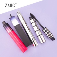 Lot de tubes de mascara vides personnalisés en gros avec brosses, formes et couleurs variées, emballage cosmétique de luxe