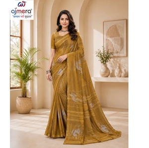 Saris de créateurs haut de gamme pour femmes, élégants, à séchage rapide, protection solaire, toutes saisons, confort supérieur, bureau, décontracté, festif - Product Image 3