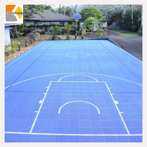 แผ่นปูพื้นพลาสติก PP สำหรับสนามบาสเก็ตบอลเล่นกีฬา - Product Image 1