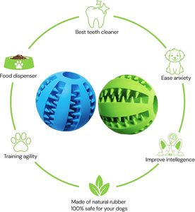 OEM ODM Tough Durable Natural Rubber Teeth Cleaning Interactive Ultra Pet <b>Dog</b> Chew <b>Ball</b> Toy - Product Image 3