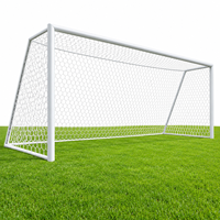 But de football d'entraînement 3x2m avec cadre en PVC et filet en POLYESTER pour intérieur