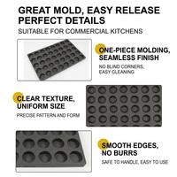 Loyang Kue Anti Lengket Komersial 40x60, Loyang Kue Bolu Aluminium, Tahan Panas, Aman untuk Oven, Tahan Lama, Bebas PFOA