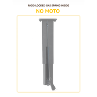 Pata de Mesa Cuadrada de Metal Ajustable Moderna con Resorte de Gas de Aluminio para Exteriores de Alta Resistencia de Dos Secciones
