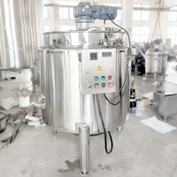 Pasteurisateur électrique en acier inoxydable, réservoir de mélange utilisé pour mélanger le lait et le yaourt